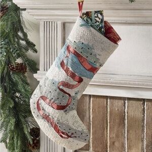 NWT Set of 2 John Derian x Target "May Your days Be Merry" Christmas Stocking